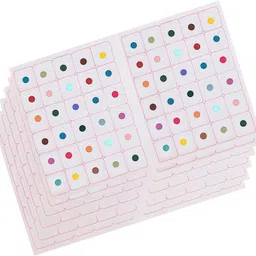 bawree 3mm Red Round Bindis Small Size Kumkum Sindoor Dots Forehead Bindi Forehead Multicolor Bindis image 5