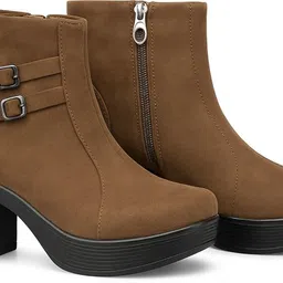 footpedia Everyday Comfort Fashion Ankle Boots with Elegant Detailing Boots For Women-picture-27