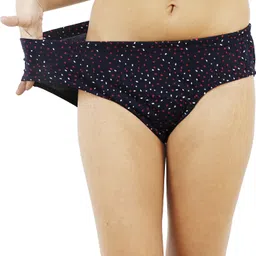 ladyland Pack of 3 Women Hipster Dark Blue, Red, Grey Panty image 2