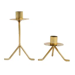 de maison decor Marquesa Glow Candle Holders In Gold image 3
