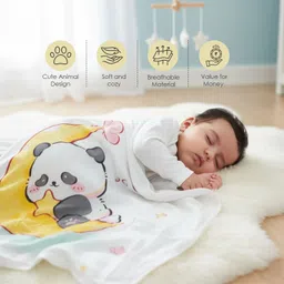 baby moo Solid Single AC Blanket for AC Room image 2