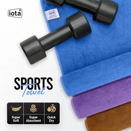 iota Microfiber 450 GSM Face, Hand, Sport Towel Set image 4