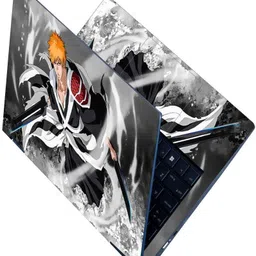 Anweshas Full Body Laptop Skin Sticker Size Upto 15.6 inches - Bleach Anime Ichigo Bankai Self Adhesive Vinyl Laptop Decal 15.6-picture-35