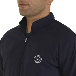 Vjy Solid Men Wind Cheater image 4