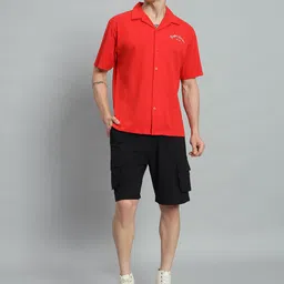 griffel Shirt Regular Shorts Co-ords Set-picture-42