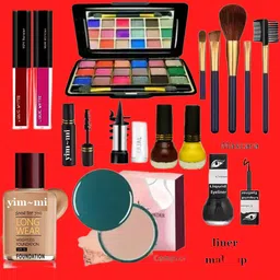 yim~mi Full Beauty Kit – Lipsticks, Nail Polish, Foundation & Eye Makeup Essentials-picture-13