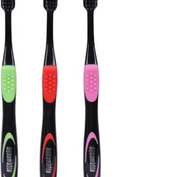 aquawhite Carbon HD Adult Toothbrush, Carbon Infused Bristles, Pack of 3 Ultra Soft Toothbrush-picture-28