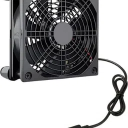 PGSA2Z 120mm USB Cooling Fan Stand with Elevated Platform DVR, Router, Amplifier Cooling Fan Cabinet Cooler image 1
