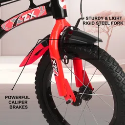 xaipro 14t Premium Quality XZX Cycle ( RED ) FOR 2 TO 5 YEARS KIDS 96% ASSEMBLE 14 T (inch) BMX Cycle image 5