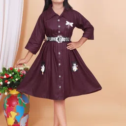 k s ayat fashion Women A-line Blue Knee Length Dress-picture-27