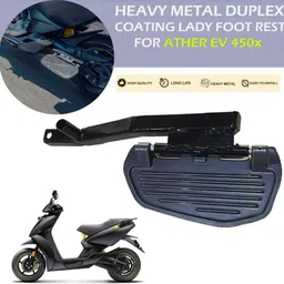 Autoladders Ather 450x & 450 Plus 3rd Generation Footrest Stand Compatible For Scooter Foot Rest image 2