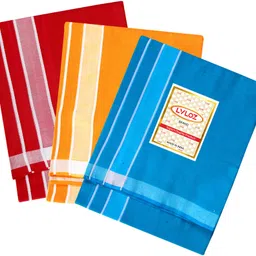 Lvloz PL-3PC-29 Solid Men Dhoti image 2