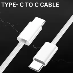 YAARISTYLE Type C 1 m Type C To Type C Charging Cable Compatible With Mobile,Laptop,Tablet,MacbookE333-picture-11