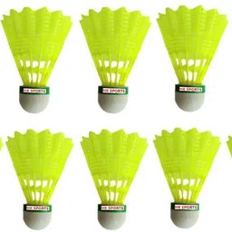 hk sport & toys Badminton Shuttlecock Pack of 10 || Plastic Shuttle - Green-picture-13