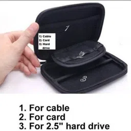 teratech Pouch for Seagate Backup Plus Slim 1 TB External Hard Disk 2.5" External Hard Drive image 2