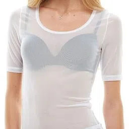 Bra Top Self Design Women Swim Top White Swimsuit-image-19