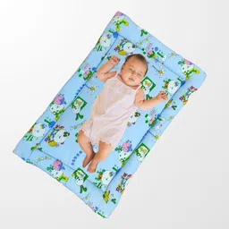 zikku Ocean Blue Cartoon Rabbits & Cats Newborn Mattress-picture-15