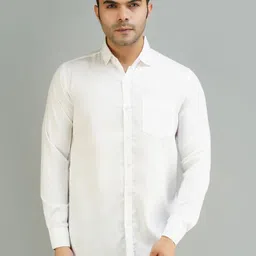 kr enterprises Men Regular Fit Self Design Spread Collar Casual Shirt-picture-19