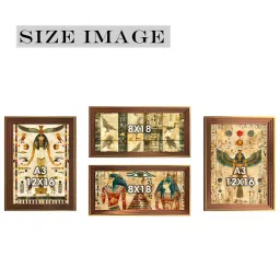 art street Wall Framed Art Prints Ancient Egypt Mythology Tapestry Egyptian Gods (Set of 4, 12x16 & 8x18 Inch) image 2