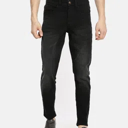 the indian garage co. Men Slim Mid Rise Black Jeans-picture-23