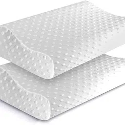 matkine Memory Foam Orthopaedic Pillow Pack of 2 Solid-picture-30