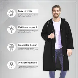 ventrix Solid Men Raincoat image 2