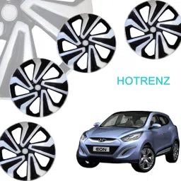 hotrenz CAR WHEEL CAP/ WHEEL COVER CORONA (A) DEGINE "SILVER_BLACK_COLOUR" 12 INCH Wheel Cover For Hyundai Eon, Zen, Alto 800, Alto, Omni-picture-11