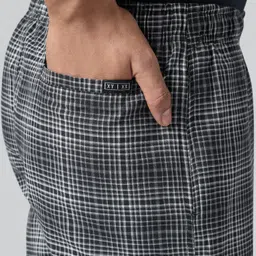 xyxx Checkmate Intellieaze Combed Cotton Checks Men Pyjama image 3