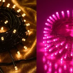nkxik 40 LEDs 12 m Multicolor Steady String Rice Lights-picture-37