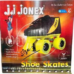 svs JJ Jonex Fix Body (Size 3) Quad Shoe Skates PVC Rollor for Kids with Free Bag Shoe Skates - Size 3 UK image 4