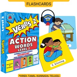 brainy bug resources 90 flashcards, 60 action words, 30 positions words cards image 3