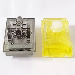 nexshop Beautifully Design Canon Shape Air Freshener for Room and Car Dashboard Diffuser Set image 2