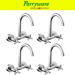 parryware Trio Wall Mounted Sink mixer with Swivel Spout set of 4 pic 166 Sink Mixer Faucet-picture-13