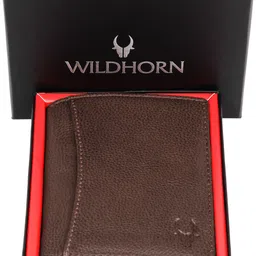 Men Casual Brown Genuine Leather RFID Wallet-image-64