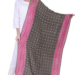 axolotl Printed Viscose Women Multicolor Stole-picture-21