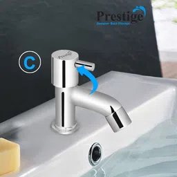 prestige Dove Pillar Cock Cock For Wash Basin Pillar Tap Faucet image 4