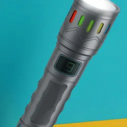 X166 Ultra Bright LED Torch Light | Rechargeable Flashlight | Long Range Beam Torch-image-89