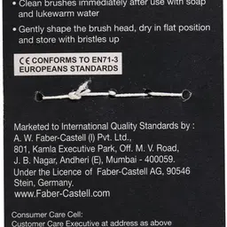 faber-castell 4 Paint Brushes (Flat) image 4