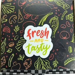 khaana packaging Pizza Box Cardboard, Paper Pizza Box, 3ply, 7X7X1.5 Inch, Ideal for deliveries from restaurants & Hotel Packaging Box-picture-19