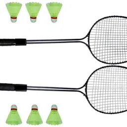 vellfire Double shaft Badminton with 6 pvc shuttles Badminton Kit-picture-22