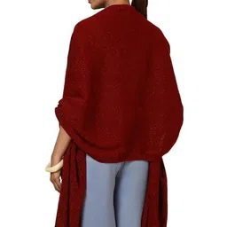 soch Womens Acrylic Woven Design Shawl image 3