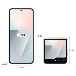 SAMSUNG Galaxy Z Flip7 FE 5G (8GB RAM, 128GB, White) image 2