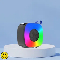 GUGGU Sonic (PORTABLE BLUETOOTH DESKTOP SPEAKER)Crystal Clear Sound With RGB LightT128 10 W Bluetooth Laptop/Desktop Speaker-image-4