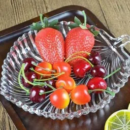 somil Stylish Glass Round Plate for Serving Dinner, Lunch, and Snacks - J14 Dinner Plate image 5