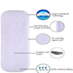 fablittle fab combo with 6 white microfiber wet free inserts image 5