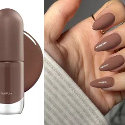 reimichi Quick Drying Long-lasting LIGHT BROWN No Toxin Nail Colour LIGHT BROWN-picture-18