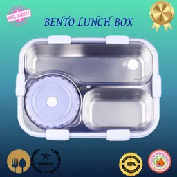 Lunch Box for Kids Compartment Insulated Stainless Steel Tiffin Box for KID_L68 3 Containers Lunch Box-image-60