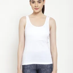 cotiq Casual Sleeveless Solid Women White Top-picture-12