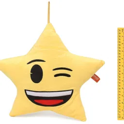 my baby excels Emoji Star Winking Eyes Face Plush - 30 cm image 3