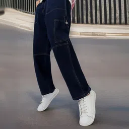 urbano fashion Men Loose Fit Mid Rise Blue Jeans-picture-18